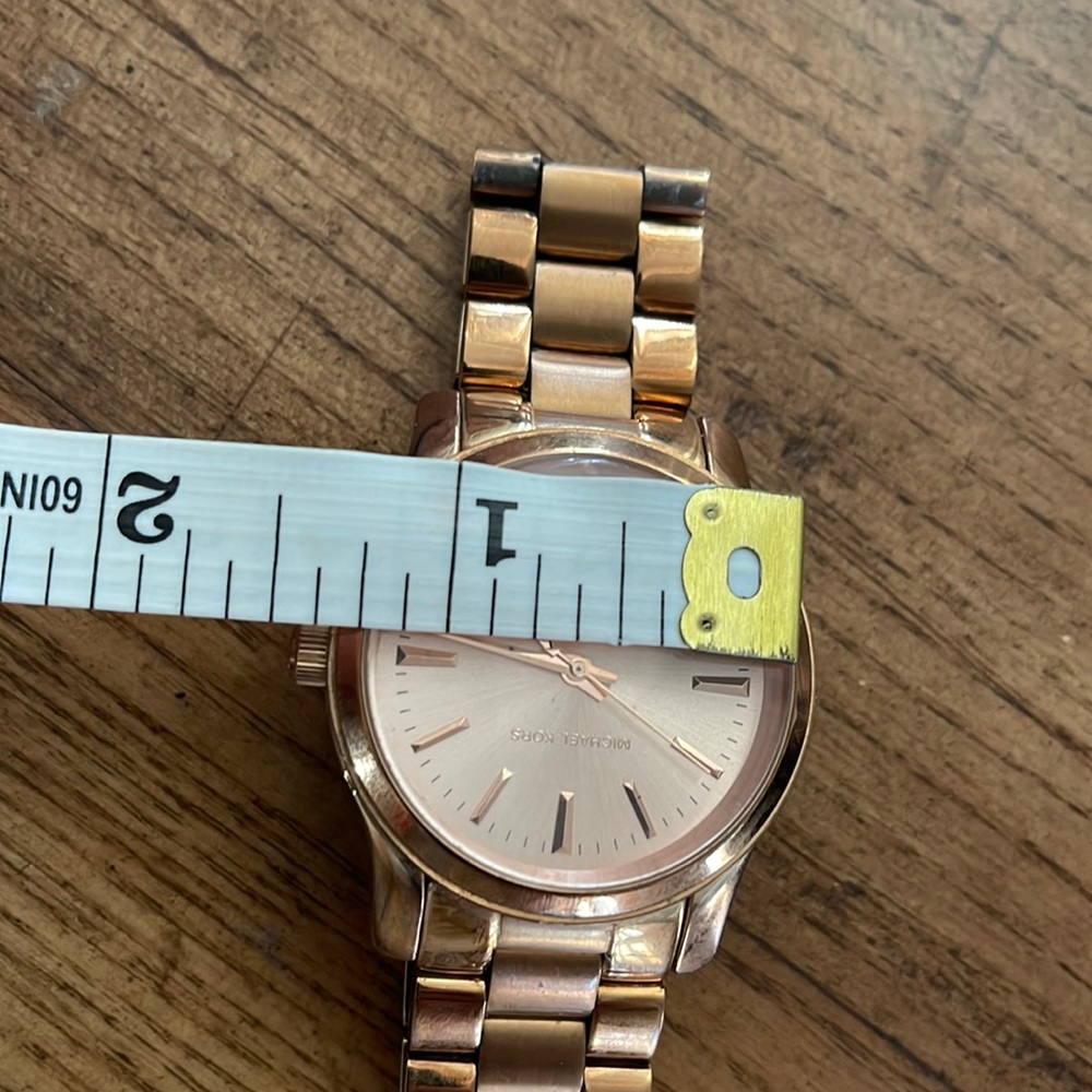 Copper Tone MICHAEL KORS WATCH | Rolex Style M- L wrist | Firm $ - Picture 10 of 10